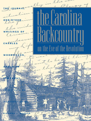 cover image of The Carolina Backcountry on the Eve of the Revolution